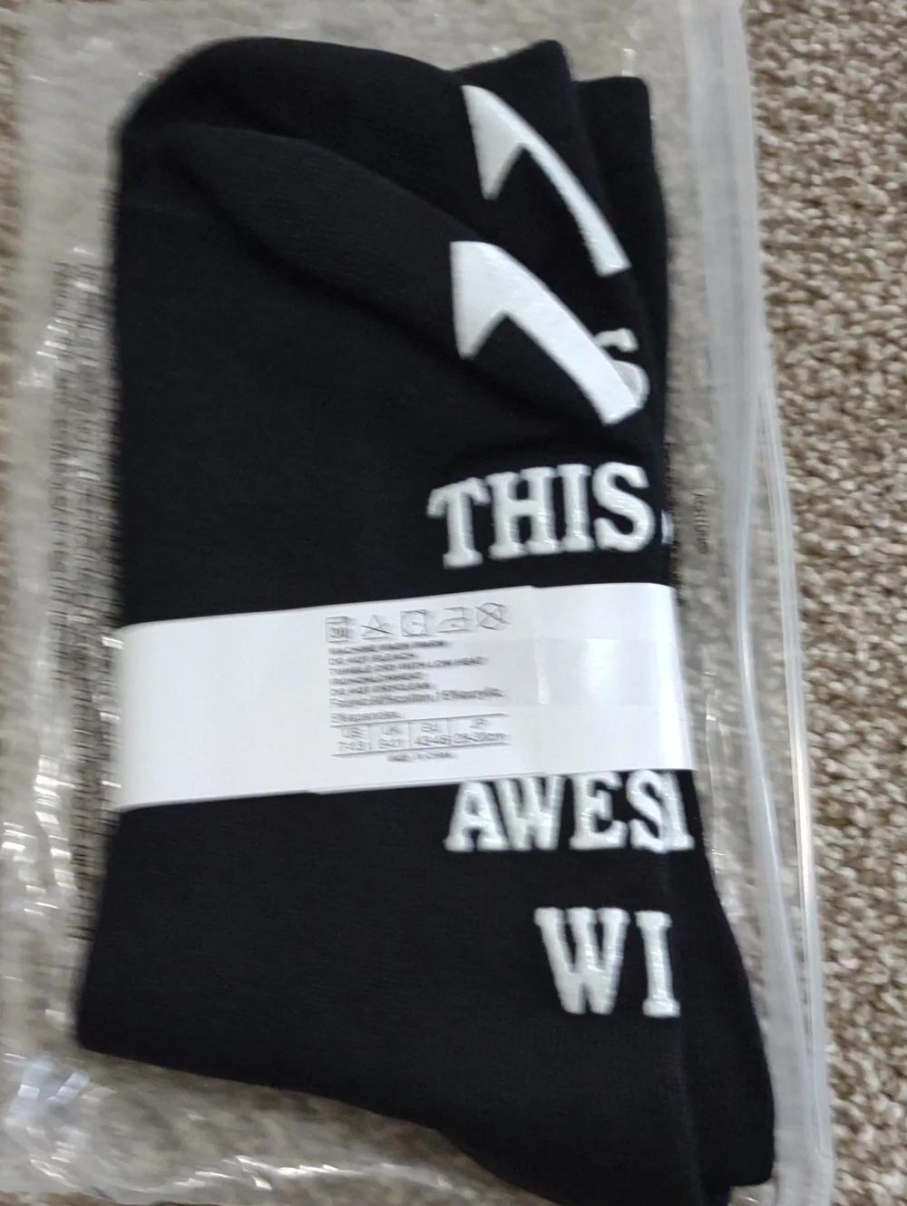 Black Crew Socks 
